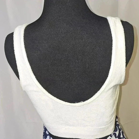 Zara Terry‎ Cloth White Crop Tank Top - Picture 6 of 11